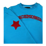 John Richmond Completo 2 Pezzi Felpa-Pantalone Tinta Unita per Neonato RIP26136CF AZZURRO JOHN RICHMOND 
