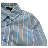 Trussardi Camicia Manica Lunga Tinta Unita per Neonato TIP26107CA AZZURRO TRUSSARDI 