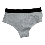Juicy Couture Slip Tinta Unita con Stampa per Bambina JBX5823 GRIGIO JUICY COUTURE 