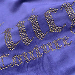 Juicy Couture Felpa Tinta Unita con Zip E Cappuccio per Bambina JBX6358 VIOLA JUICY COUTURE 
