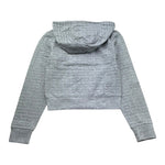 Juicy Couture Felpa Tinta Unita con Zip E Cappuccio per Bambina JBX6621 GRIGIO JUICY COUTURE 