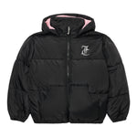 Juicy Couture Giubbino Tinta Unita con Zip E Cappuccio per Bambina JBX6625 NERO JUICY COUTURE 