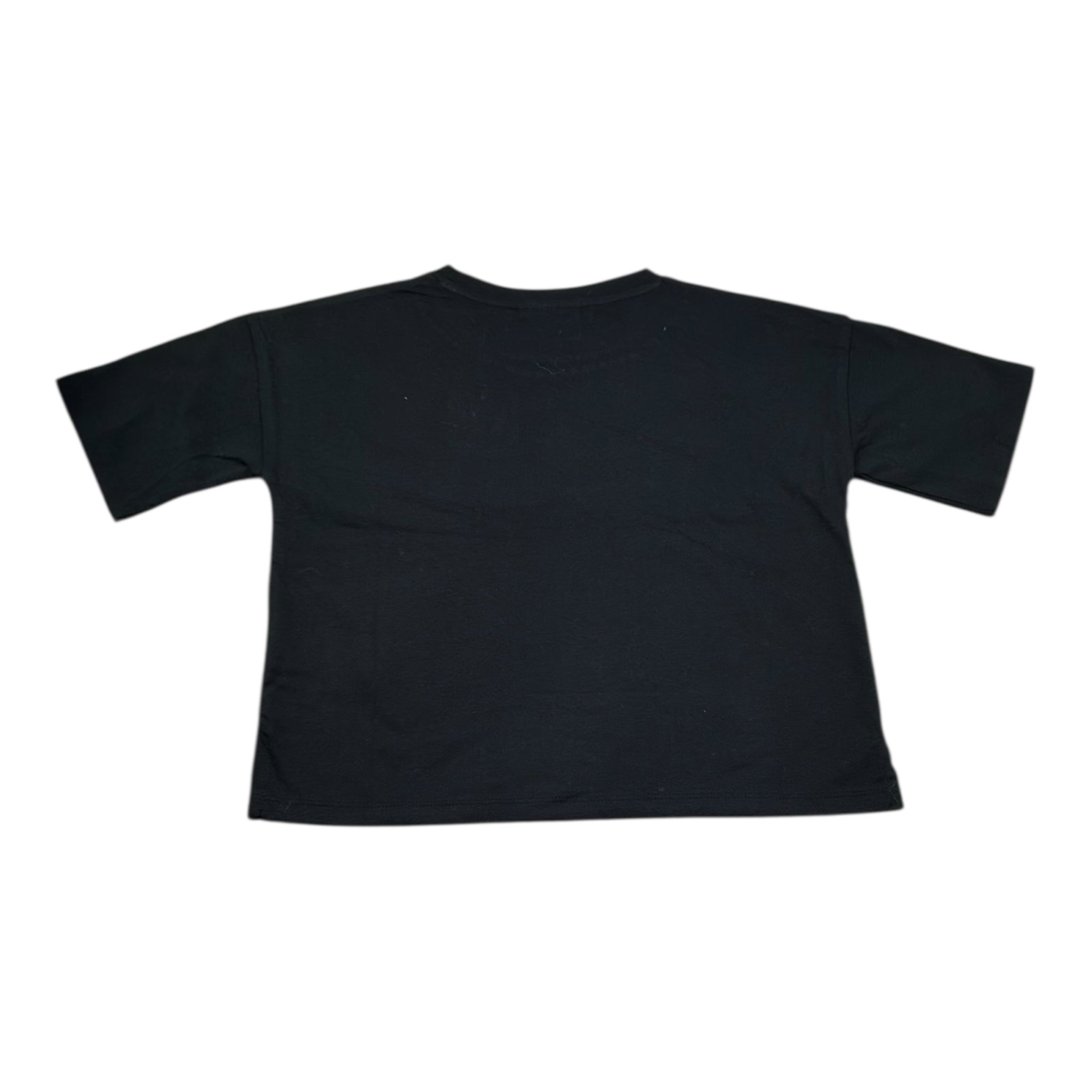 Juicy Couture T-Shirt Girocollo Tinta Unita con Stampa per Bambina JBX6629 NERO JUICY COUTURE 