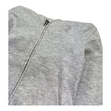 Juicy Couture Felpa Tinta Unita con Zip E Cappuccio per Bambina JBX6711 GRIGIO JUICY COUTURE 