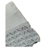 Juliana Coperta tinta unita con Fiocco Azzurro per Neonata 25011 AZZURRO JULIANA 