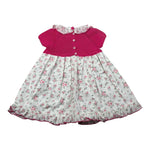 Juliana Abito Bicolore Mezza Manica Bianco per Neonata 25119 BIANCO JULIANA 