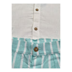 Juliana Completo 2 Pezzi Camicia-Bermuda per Neonato 25186 PANNA JULIANA 
