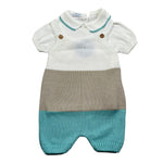 Juliana Completo 2 Pezzi Maglia-Pagliaccetto per Neonato 25201 PANNA JULIANA 