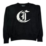 Just Cavalli Maglia Girocollo Tinta Unita con Stampa per Bambina JBP16024MA NERO JUST CAVALLI 