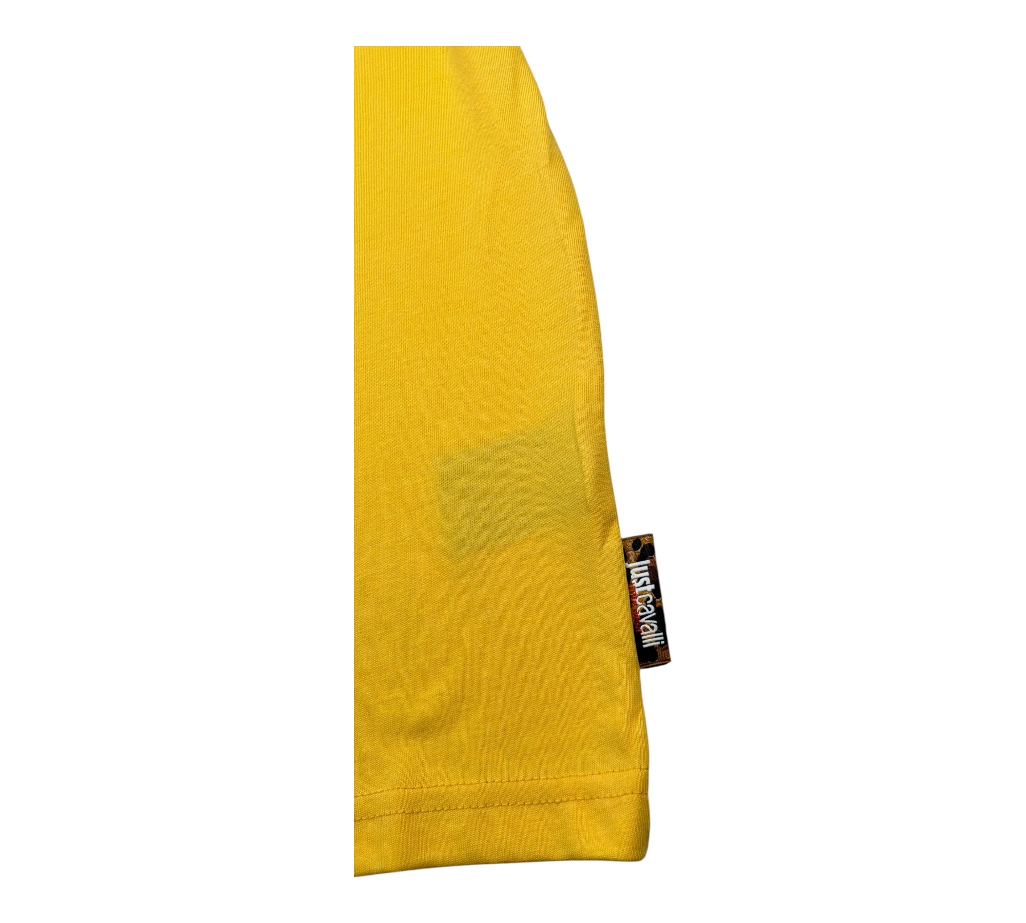 Just Cavalli T-Shirt Tinta Unita con Logo per Bambino JBP26001TS GIALLO JUST CAVALLI 