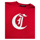 Just Cavalli T-Shirt Girocollo Tinta Unita con Stampa per Bambino JBP26014TS ROSSO JUST CAVALLI 