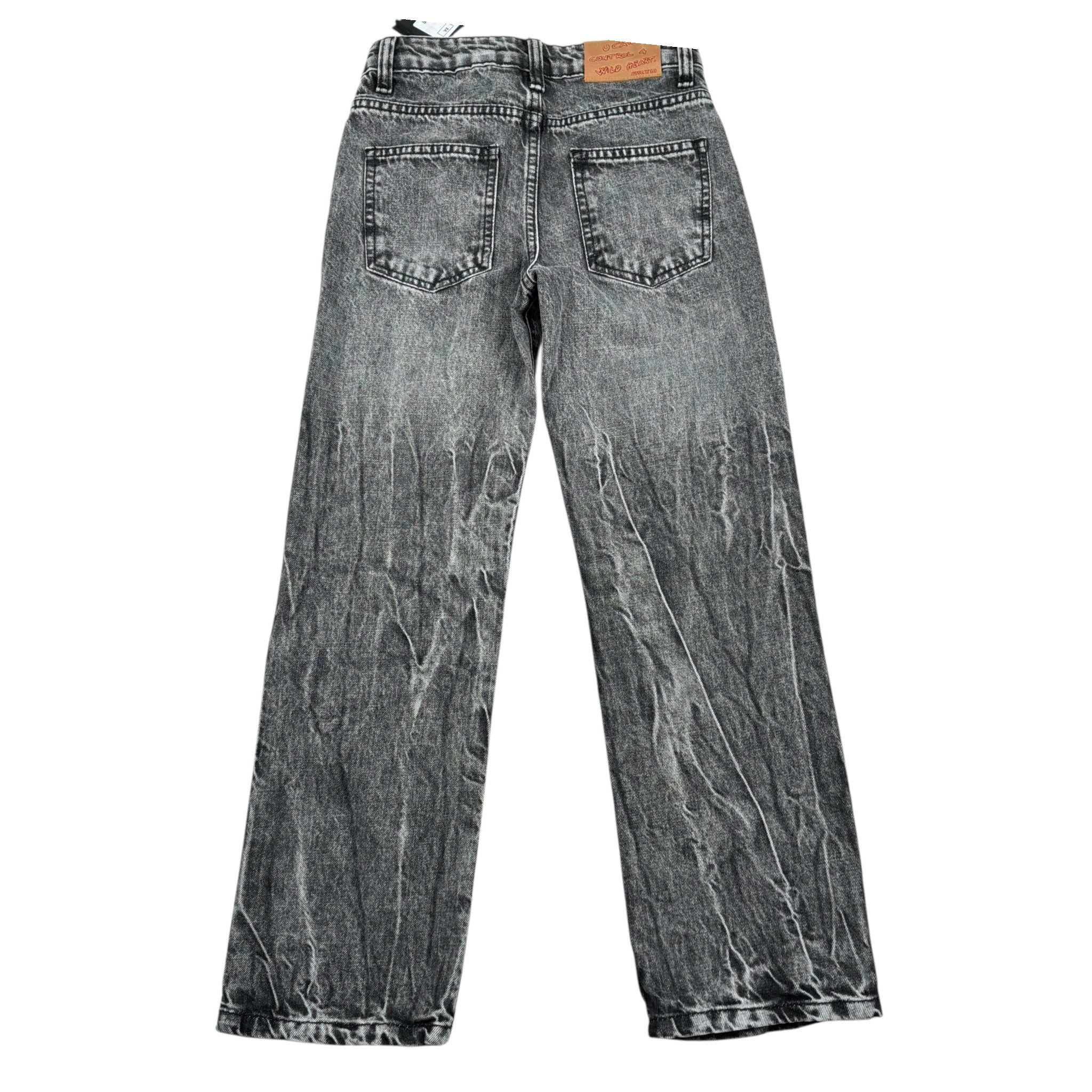 Just Cavalli Jeans Tinta Unita con Girovita Regolabile per Bambino JBP26043JE NERO JUST CAVALLI 