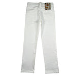 Just Cavalli Jeans Tinta Unita con Girovita Regolabile per Bambino JBP26070PA BIANCO JUST CAVALLI 