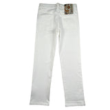 Just Cavalli Jeans Tinta Unita con Girovita Regolabile per Bambino JBP26070PA BIANCO JUST CAVALLI 