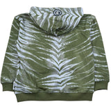 Just Cavalli Felpa Chiusa con Cappuccio Stampa Fantasia per Bambino JBP26104FE VERDE JUST CAVALLI 