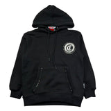 Just Cavalli Felpa Chiusa con Cappuccio Tinta Unita per Bambina JBP26132FE NERO JUST CAVALLI 