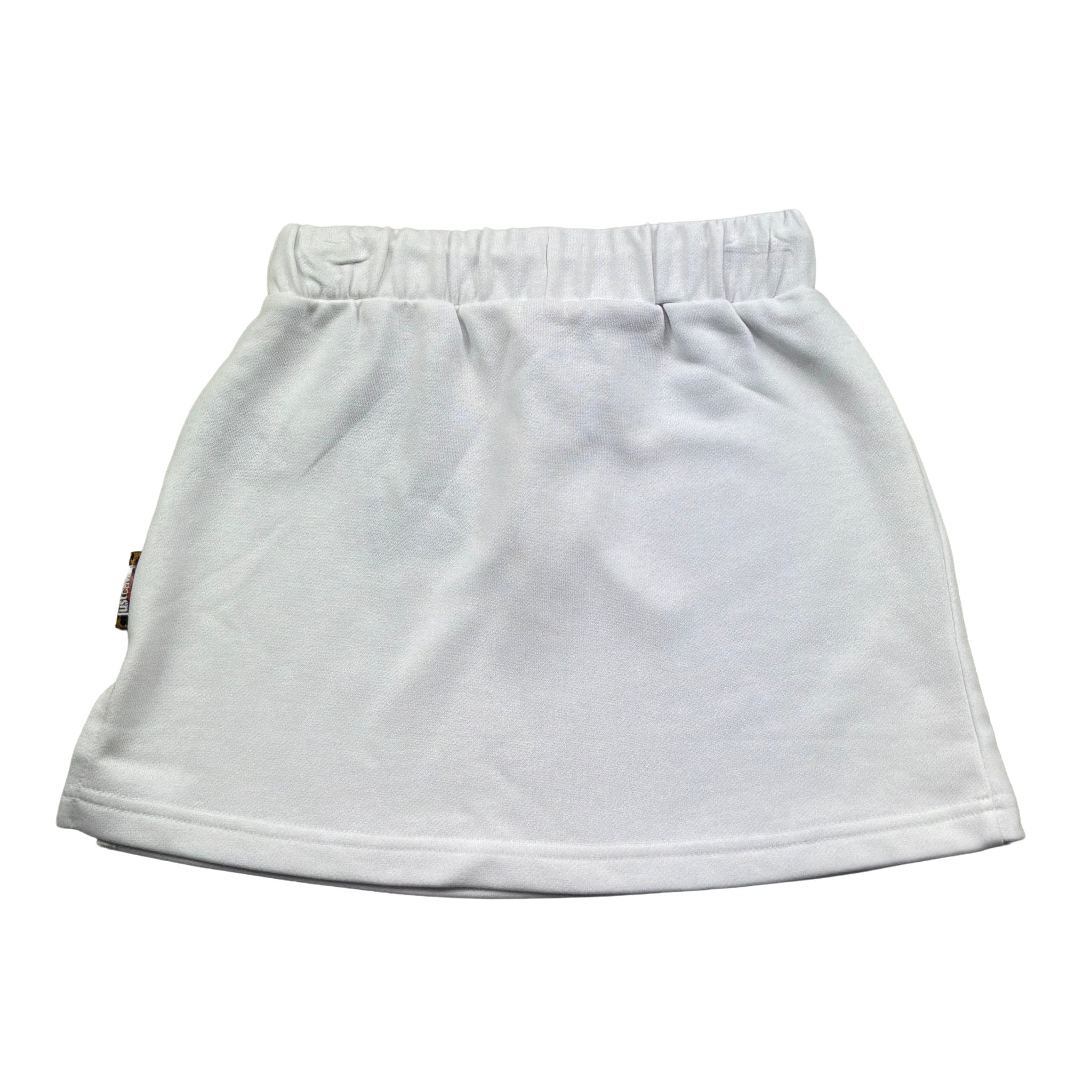 Just Cavalli Gonna Tinta Unita con Logo per Bambina JGP26022GO BIANCO JUST CAVALLI 