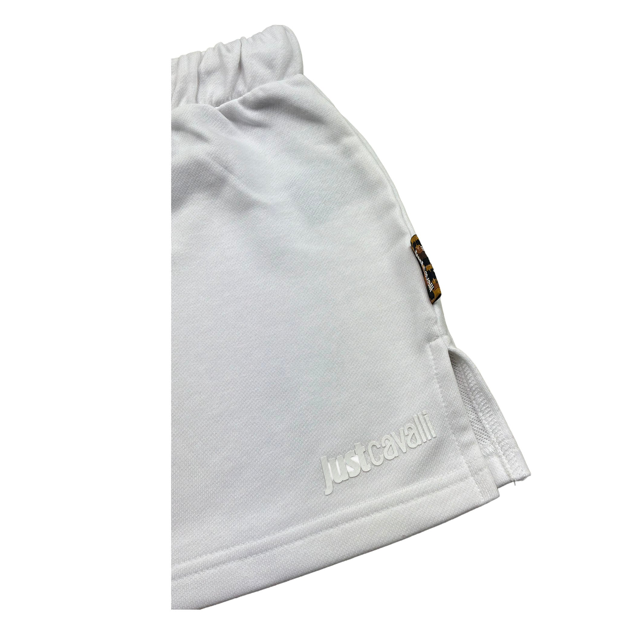 Just Cavalli Gonna Tinta Unita con Logo per Bambina JGP26022GO BIANCO JUST CAVALLI 