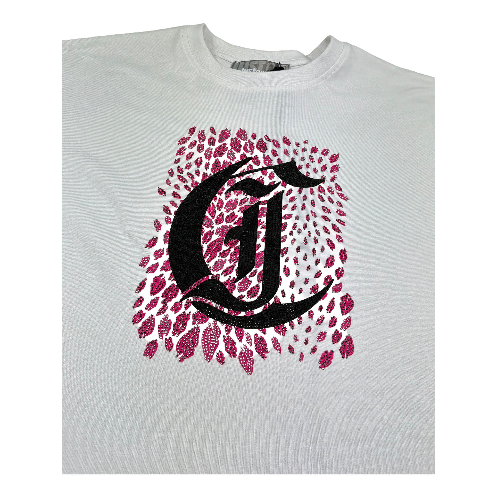 Just Cavalli Abito Mezza Manica Tinta Unita con Brillantini per Bambina JGP26032VE BIANCO JUST CAVALLI 