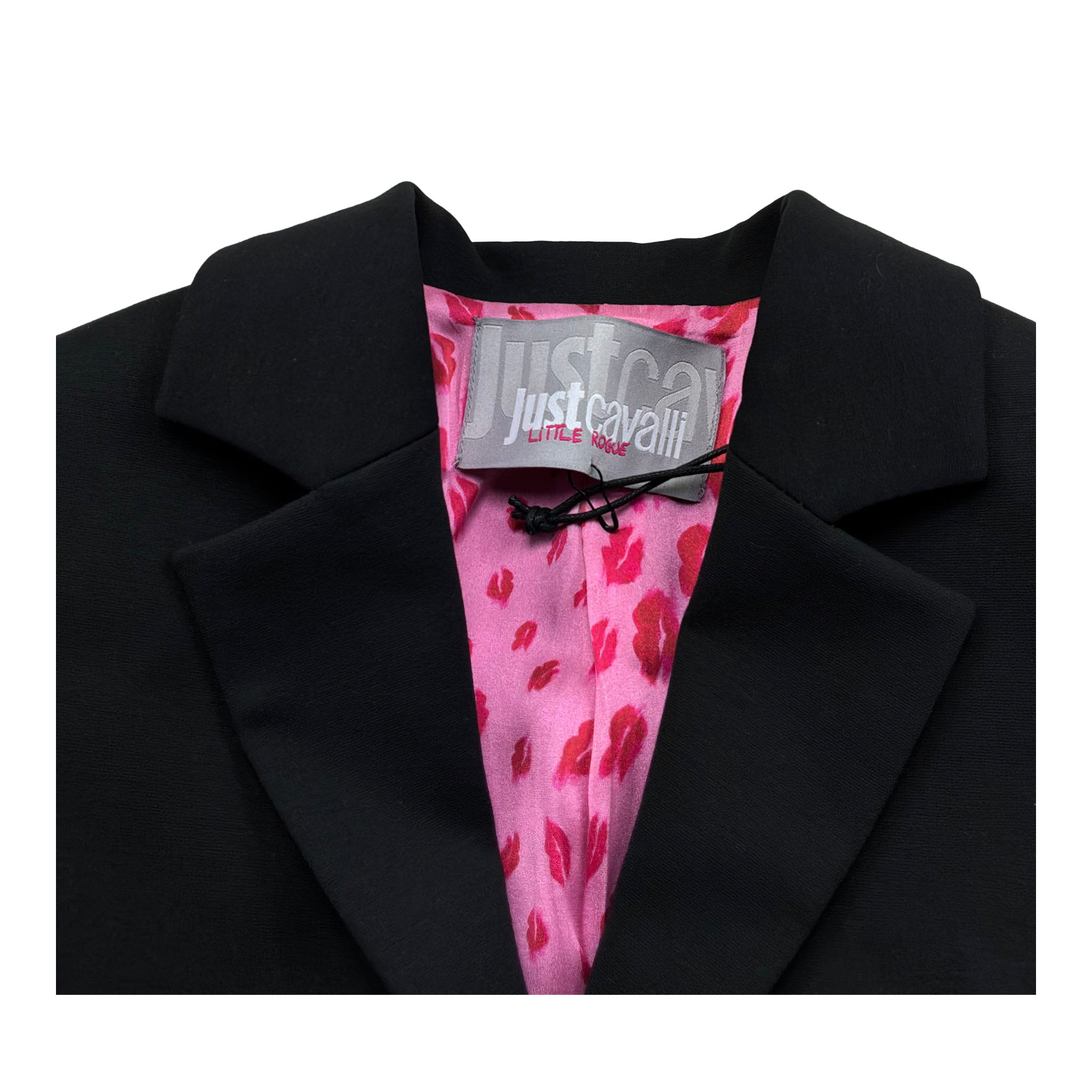 Just Cavalli Giacca Modello Crop Tinta Unita per Bambina JGP26059GC NERO JUST CAVALLI 