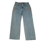 Just Cavalli Jeans Tinta Unita con Girovita Regolabile per Bambina JGP26072JE AZZURRO JUST CAVALLI 