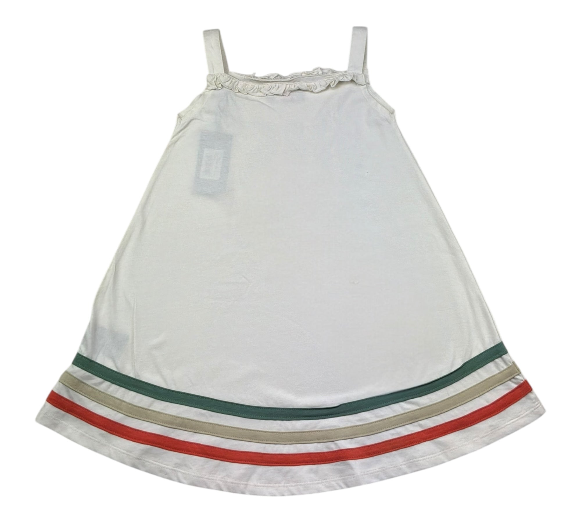 Just Cavalli Abito Bretelline Tinta Unita con Stampa per Bambina JGP26098VE PANNA JUST CAVALLI 