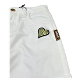 Just Cavalli Pantalone Tinta Unita Modello Palazzo per Bambina JGP26129PA BIANCO JUST CAVALLI 