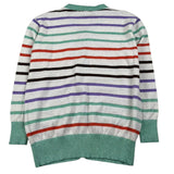 Just Cavalli Cardigan Fantasia A Righe Lurex per Bambina JGP2614CD MULTICOLOR JUST CAVALLI 