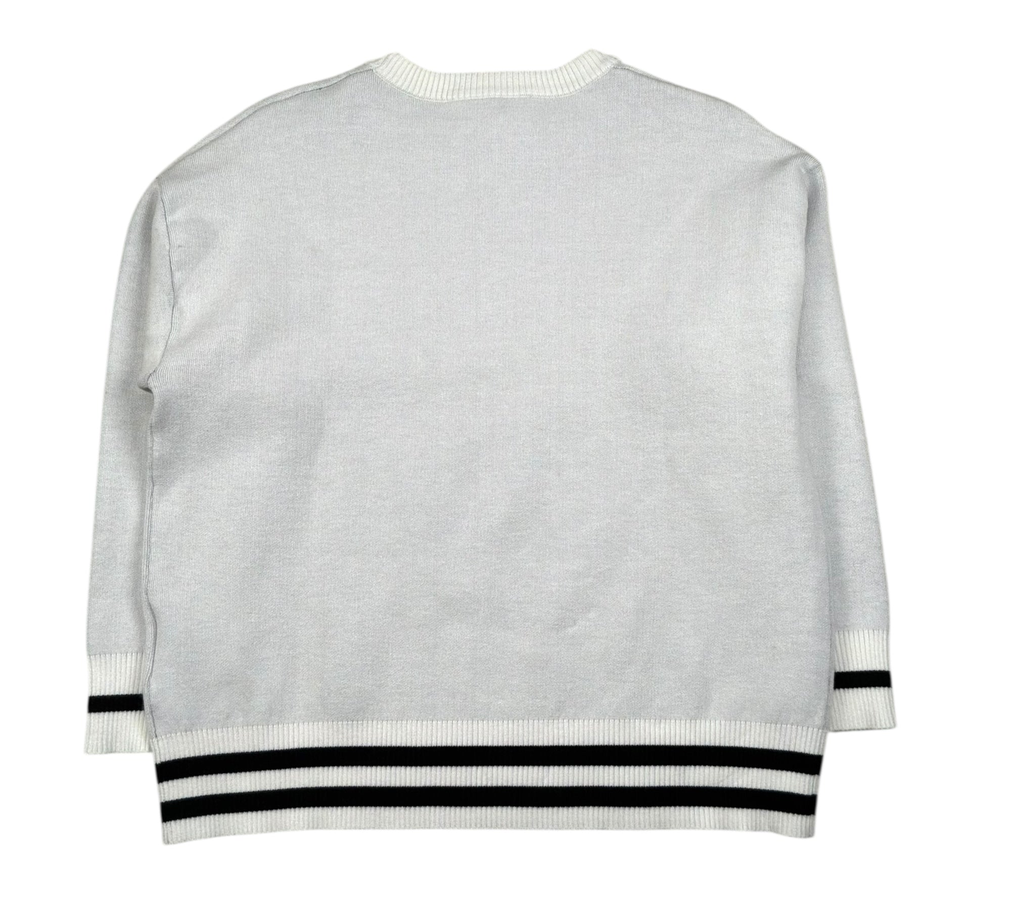 Just Cavalli Maglia Girocollo Tinta Unita con Stampa per Bambina JGP26180MA BIANCO JUST CAVALLI 
