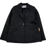 Just Cavalli Giacca Tinta Unita Monopetto per Bambino JGP26184GC NERO JUST CAVALLI 