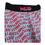 Just Cavalli Leggins Tinta Unita con Stampe Logo per Bambina JGP26243LE AZZURRO JUST CAVALLI 