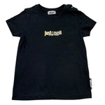 Just Cavalli T-Shirt Girocollo Tinta Unita con Logo per Neonato JIP26035CJ NERO JUST CAVALLI 