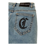 Just Cavalli Jeans Tinta Unita In Demin per Neonato JIP26050JE AZZURRO JUST CAVALLI 