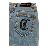 Just Cavalli Jeans Tinta Unita In Demin per Neonato JIP26050JE AZZURRO JUST CAVALLI 