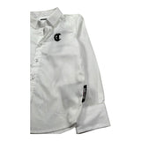 Just Cavalli Camicia Manica Lunga Tinta Unita con Ricamo Logo per Neonato JIP26066CA BIANCO JUST CAVALLI 