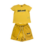 Just Cavalli Completo 2 Pezzi T-Shirt-Bermuda per Neonato JIP26090CJ GIALLO JUST CAVALLI 