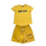 Just Cavalli Completo 2 Pezzi T-Shirt-Bermuda per Neonato JIP26090CJ GIALLO JUST CAVALLI 