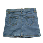 Just Cavalli Gonna In Denim Tinta Unita con Stampa per Neonata JIP26106GO BLU JUST CAVALLI 