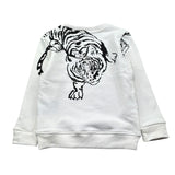 Just Cavalli Felpa Tinta Unita Girocollo con Stampa per Neonato JIP26128FE BIANCO JUST CAVALLI 