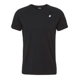 K-Way T-Shirt Girocollo Tinta Unita con Stampa per Bambino K0074Q0 NERO K-WAY 