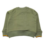 K-Way Maglia Tinta Unita Girocollo con Logo per Bambino K2148LW VERDE K-WAY 