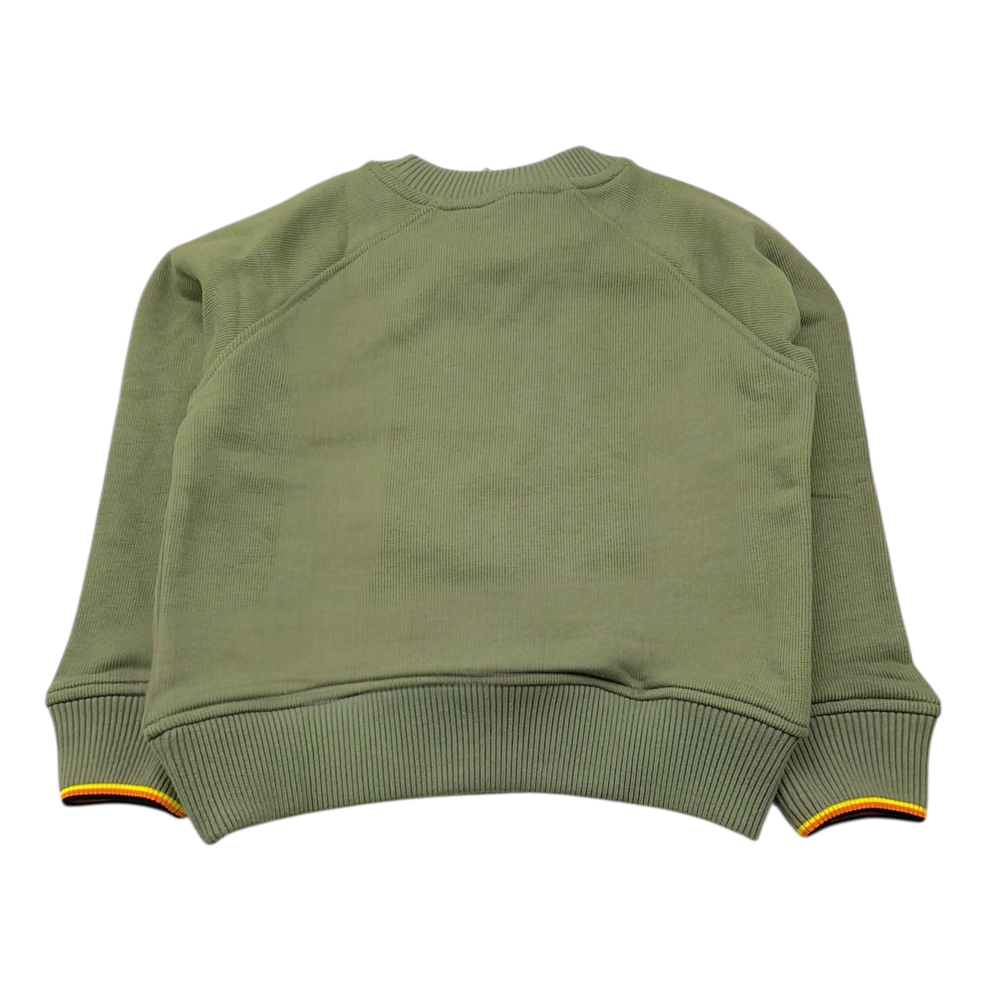 K-Way Maglia Tinta Unita Girocollo con Logo per Bambino K2148LW VERDE K-WAY 