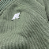 K-Way Maglia Tinta Unita Girocollo con Logo per Bambino K2148LW VERDE K-WAY 
