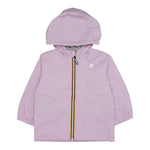 K-Way Giubbino Tinta Unita con Zip E Cappuccio per Bambina K2148NW LILLA K-WAY 