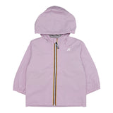 K-Way Giubbino Tinta Unita con Zip E Cappuccio per Bambina K2148NW LILLA K-WAY 