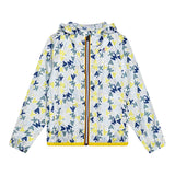 K-Way Giubbino Stampa Fantasia con Loghi per Bambino K2148SW BIANCO K-WAY 