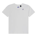 K-Way T-Shirt Girocollo tinta unita Cn Logo Bianco per Bambino K4114WWXXX BIANCO K-WAY 