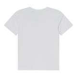 K-Way T-Shirt Girocollo tinta unita Cn Logo Bianco per Bambino K4114WWXXX BIANCO K-WAY 