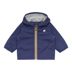 K-Way Giubbino Tinta Unita con Zip E Cappuccio per Bambino K41335WX BLU K-WAY 