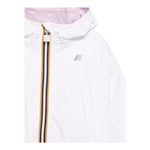 K-Way Giubbino Reversibile Bicolore con Cappuccio per Bambina K41337WX BIANCO/ROSA K-WAY 